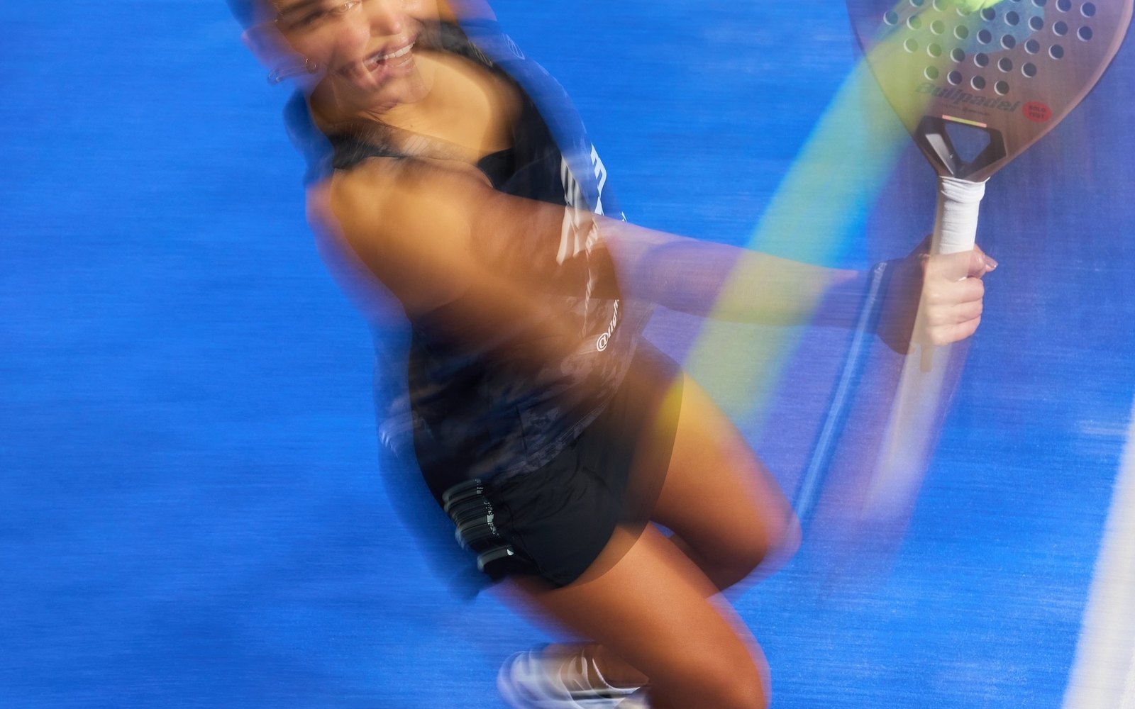 A padel match